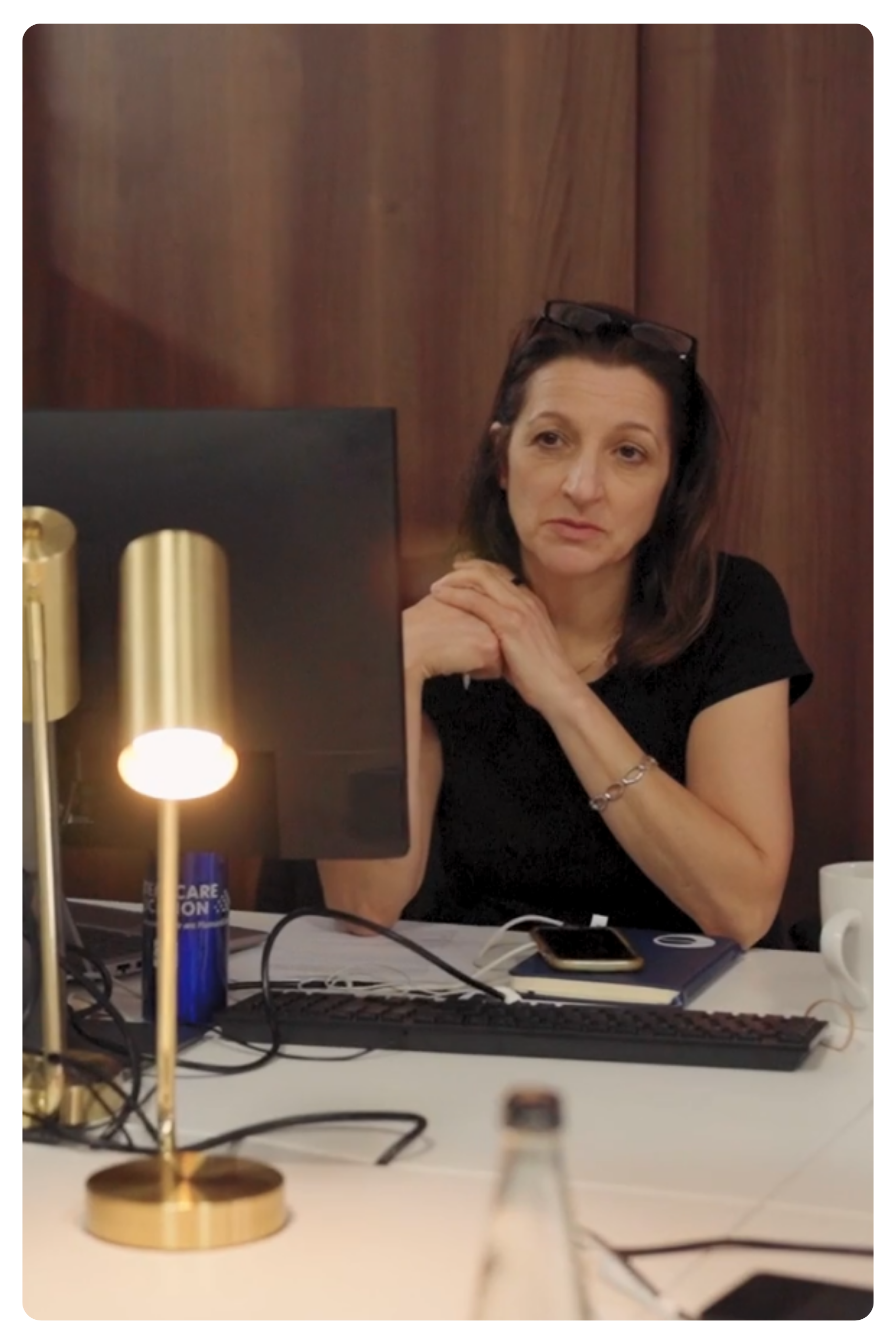 Serena Hadi, Head of Operations and Practice, at work in the Cornerstone VR headquarters in Birmingham.