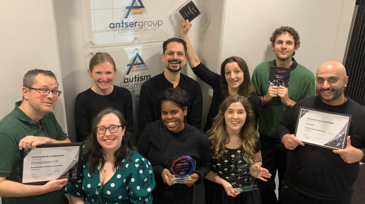 The Cornerstone VR team outside of their headquarters in Birmingham UK.