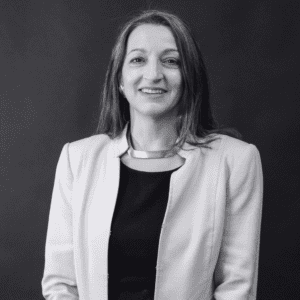 A photo showcasing our Head of Operations and Practice at Cornerstone VR, Serena Hadi.