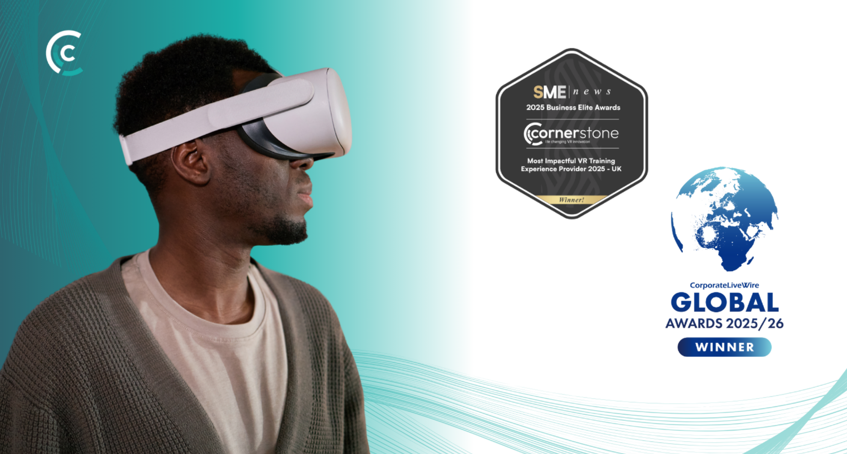 Double Award Win Celebrates Cornerstone VR’s Groundbreaking Impact in Safeguarding and Trauma Training